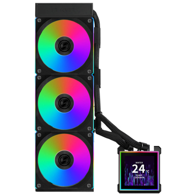 Lian Li Hydroshift II LCD-S 360CL AIO CPU Liquid Cooler - Black